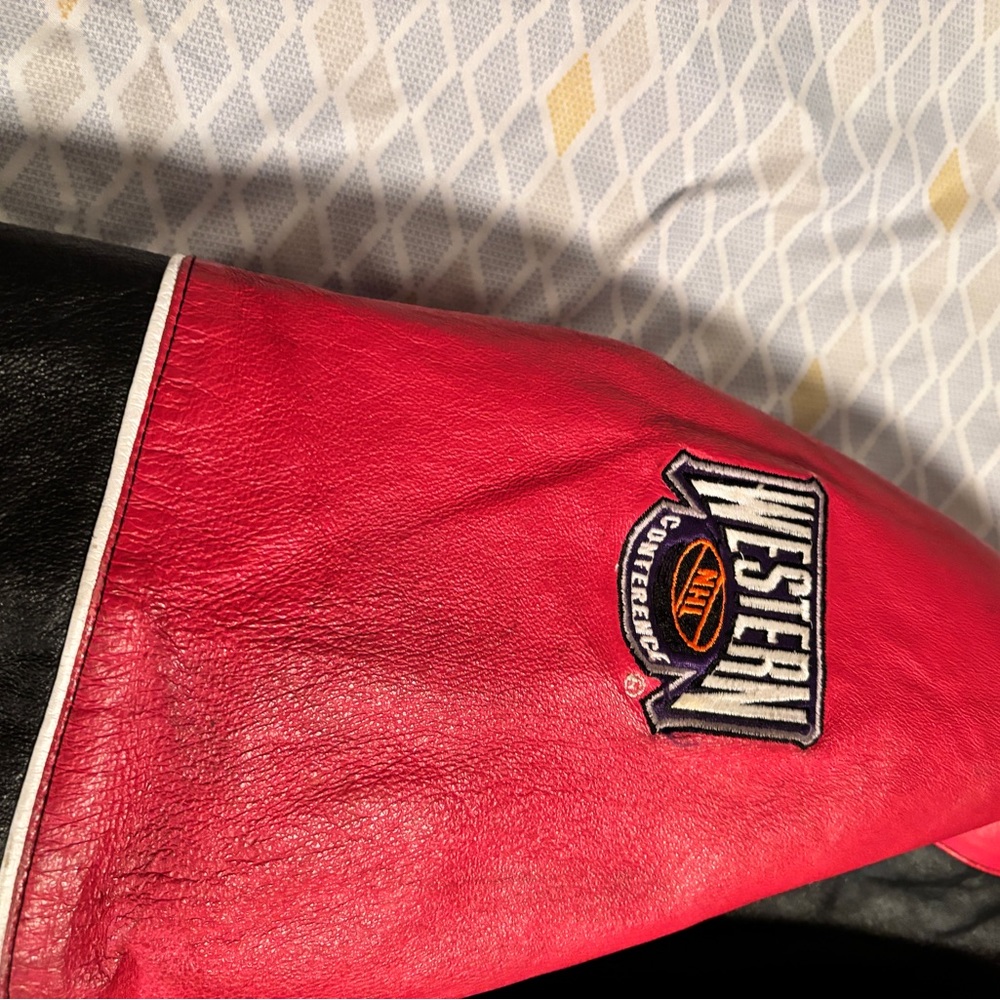 Red and Black NHL Western Conference Jacket